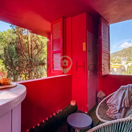 아파트 Breathtaking Loft La Muralla Roja, Wifi, 2br 칼페