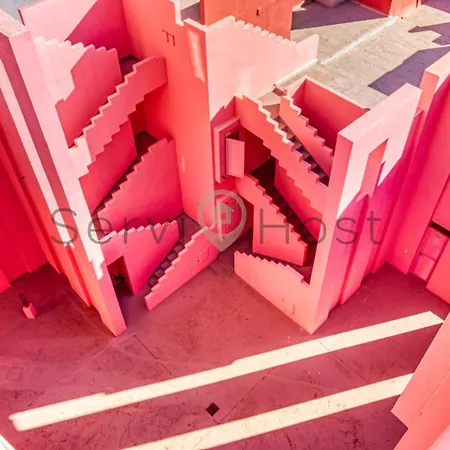 Breathtaking Loft La Muralla Roja, Wifi, 2br 아파트